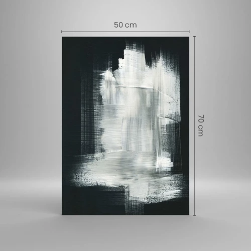 Obraz na skle - Utkané svisle a vodorovně - 50x70 cm