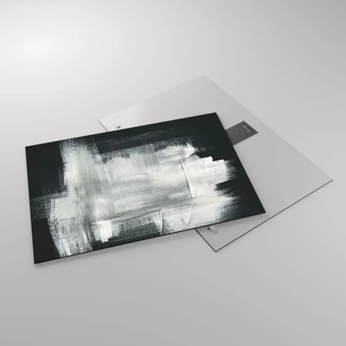Obraz na skle - Utkané svisle a vodorovně - 70x50 cm