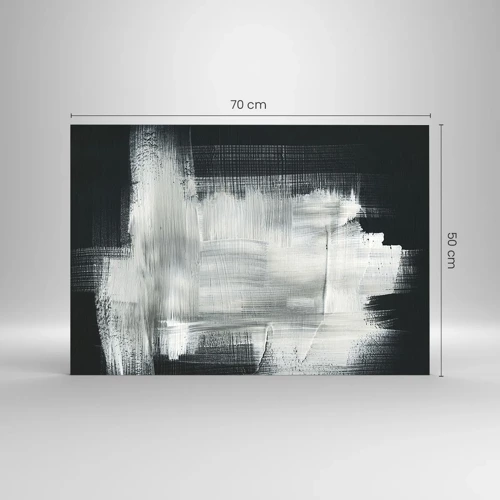 Obraz na skle - Utkané svisle a vodorovně - 70x50 cm