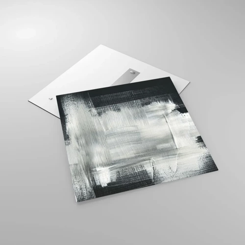 Obraz na skle - Utkané svisle a vodorovně - 70x70 cm