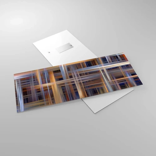 Obraz na skle - Utkané ze světla - 100x40 cm