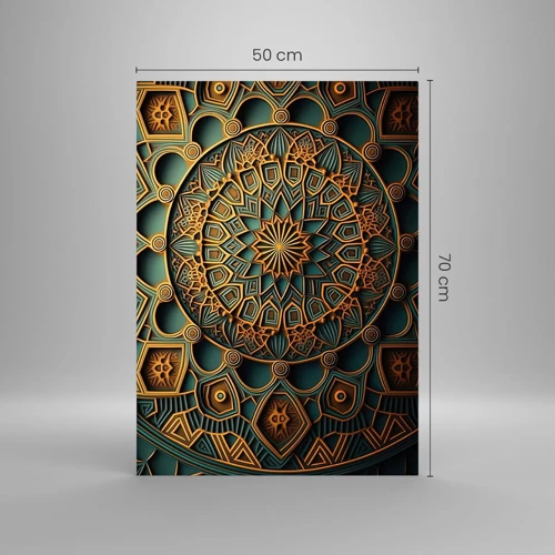 Obraz na skle - V arabském stylu - 50x70 cm