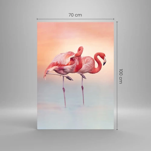 Obraz na skle - V barvě zapadajícího slunce - 70x100 cm