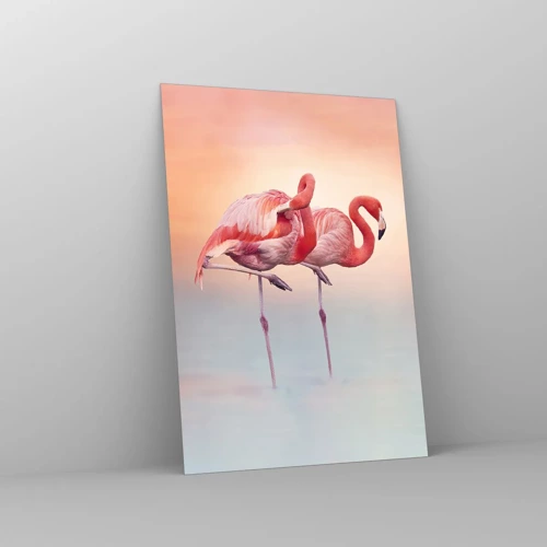 Obraz na skle - V barvě zapadajícího slunce - 70x100 cm
