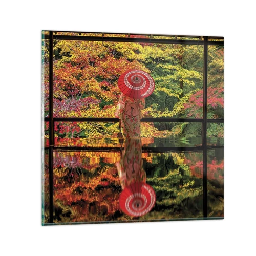 Obraz na skle - V chrámu přírody - 30x30 cm