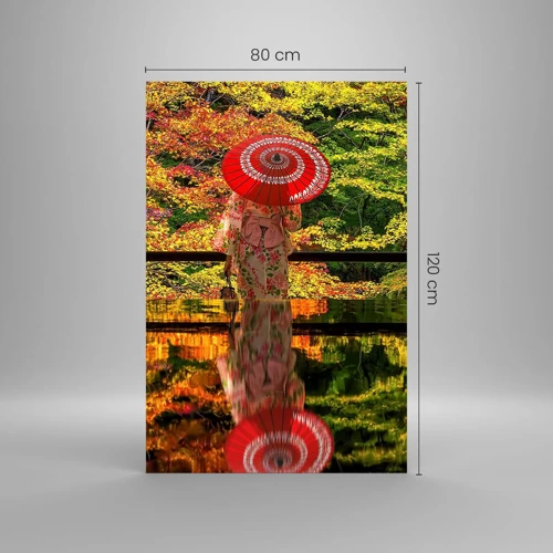 Obraz na skle - V chrámu přírody - 80x120 cm