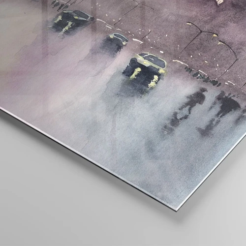 Obraz na skle - V deštivém oparu - 120x50 cm