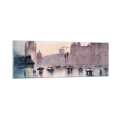Obraz na skle - V deštivém oparu - 90x30 cm