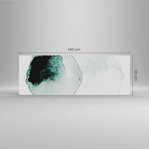 Obraz na skle - V kapce vody - 140x50 cm