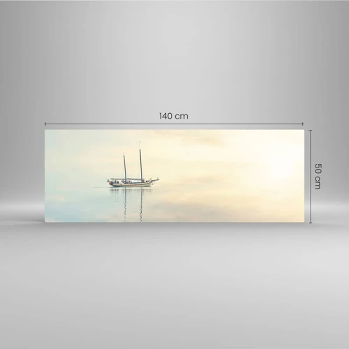 Obraz na skle - V moři ticha - 140x50 cm