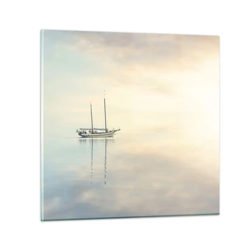 Obraz na skle - V moři ticha - 50x50 cm