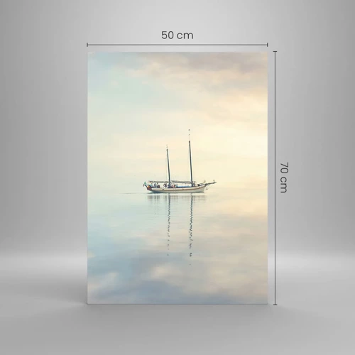Obraz na skle - V moři ticha - 50x70 cm
