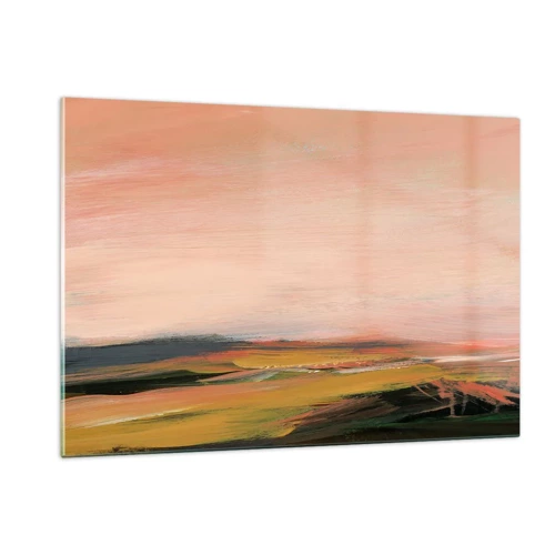 Obraz na skle - V růžových tónech - 120x80 cm