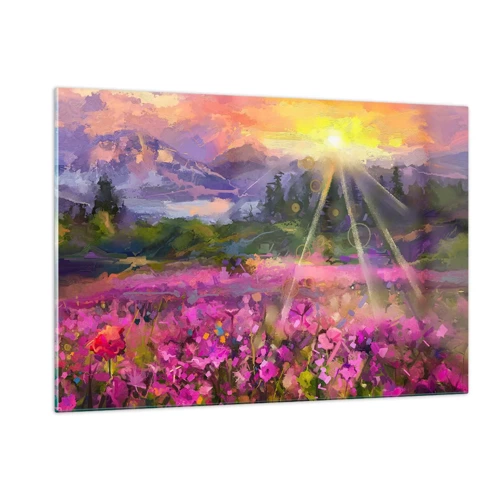 Obraz na skle - V údolí v péči slunce - 120x80 cm