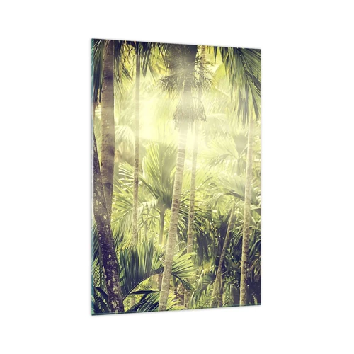 Obraz na skle - V zeleném žáru - 70x100 cm