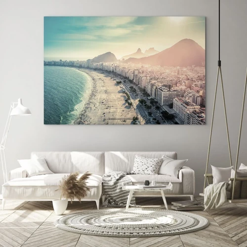 Obraz na skle - Věčná dovolená v Riu - 70x50 cm