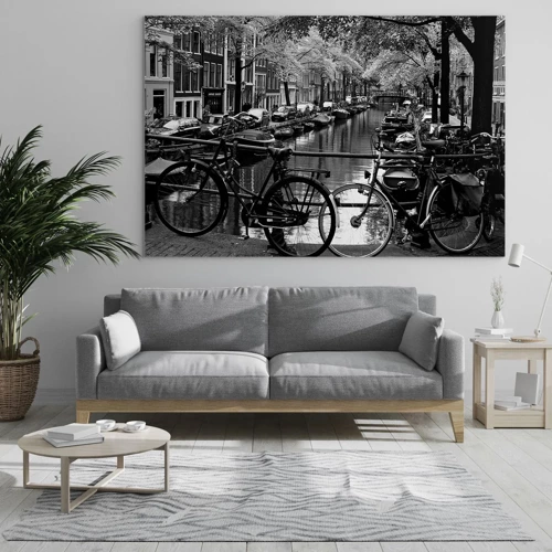 Obraz na skle - Velmi nizozemský výhled - 70x50 cm