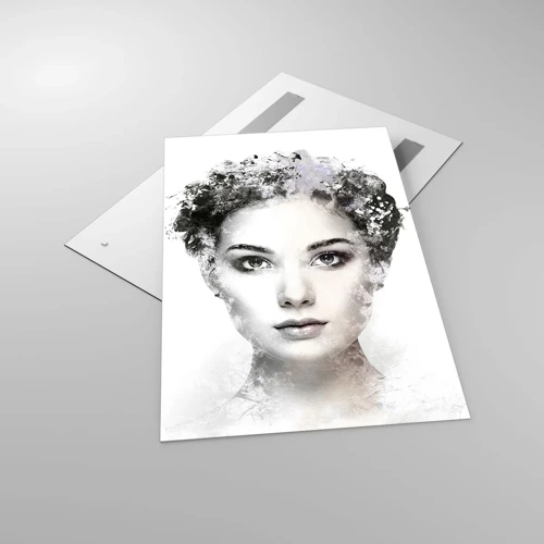 Obraz na skle - Velmi stylový portrét - 80x120 cm