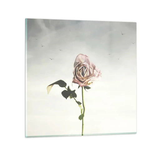 Obraz na skle - Vítání jara - 50x50 cm