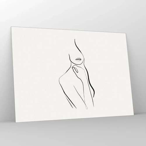 Obraz na skle - Vlna melancholie - 100x70 cm