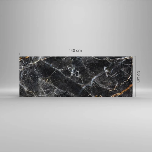 Obraz na skle - Vnitřní život kamene - 140x50 cm