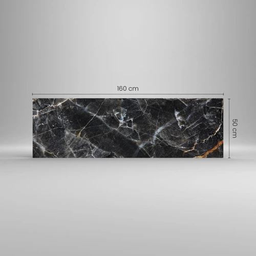 Obraz na skle - Vnitřní život kamene - 160x50 cm