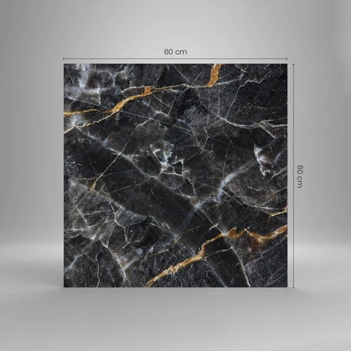 Obraz na skle - Vnitřní život kamene - 60x60 cm