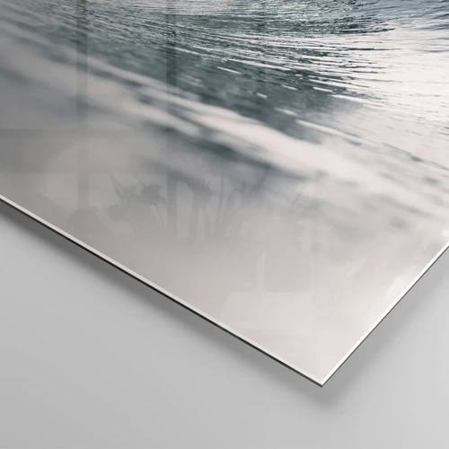 Obraz na skle - Vodní špička - 100x40 cm