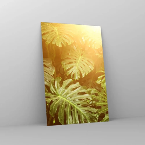 Obraz na skle - Vstoupit do zeleně… - 80x120 cm