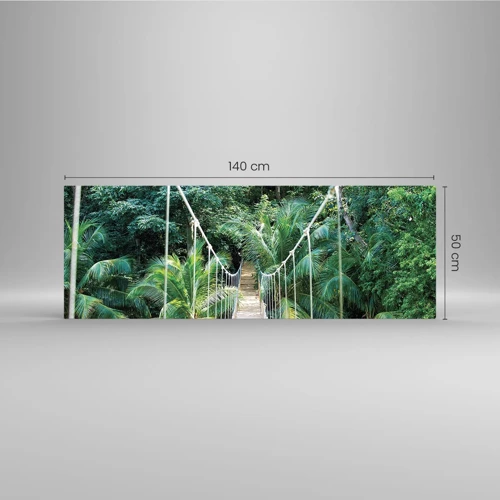 Obraz na skle - Welcome to the jungle! - 140x50 cm