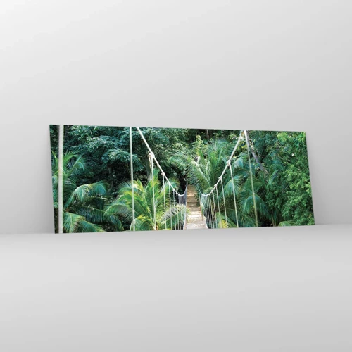 Obraz na skle - Welcome to the jungle! - 140x50 cm