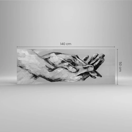 Obraz na skle - Začátek… - 140x50 cm