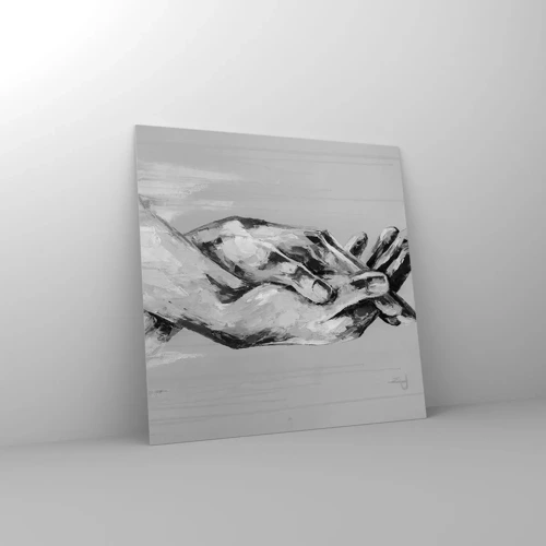 Obraz na skle - Začátek… - 50x50 cm