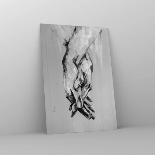 Obraz na skle - Začátek… - 50x70 cm