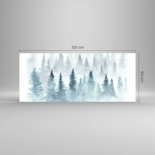 Obraz na skle - Zahalené mlhou - 120x50 cm