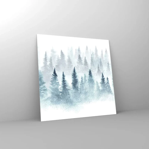 Obraz na skle - Zahalené mlhou - 30x30 cm