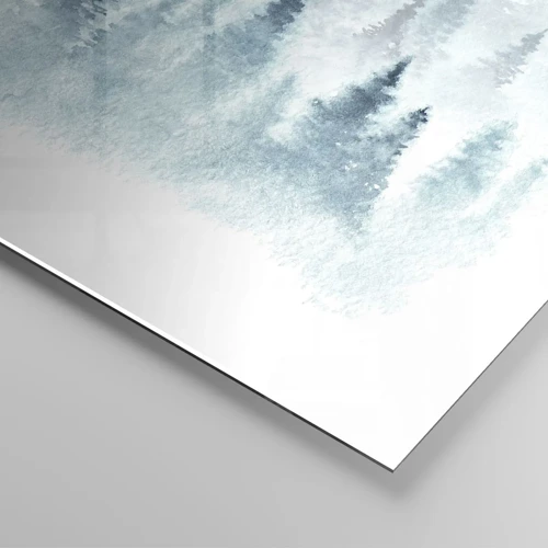 Obraz na skle - Zahalené mlhou - 50x50 cm
