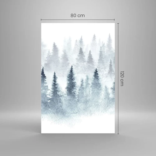 Obraz na skle - Zahalené mlhou - 80x120 cm