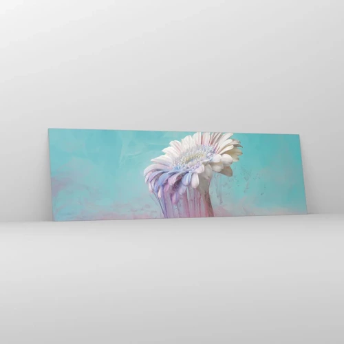 Obraz na skle - Záhrobí květin - 160x50 cm