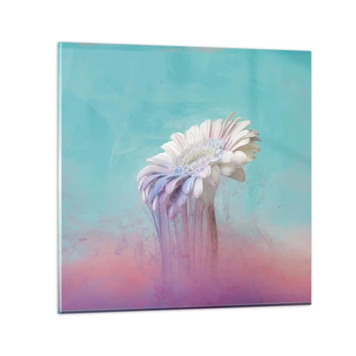 Obraz na skle - Záhrobí květin - 40x40 cm