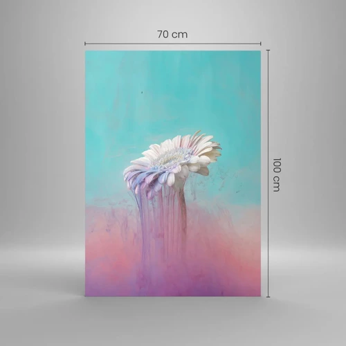 Obraz na skle - Záhrobí květin - 70x100 cm