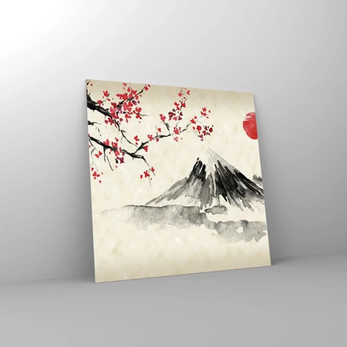 Obraz na skle - Zamilujte se do Japonska - 30x30 cm