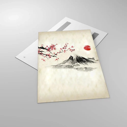 Obraz na skle - Zamilujte se do Japonska - 80x120 cm