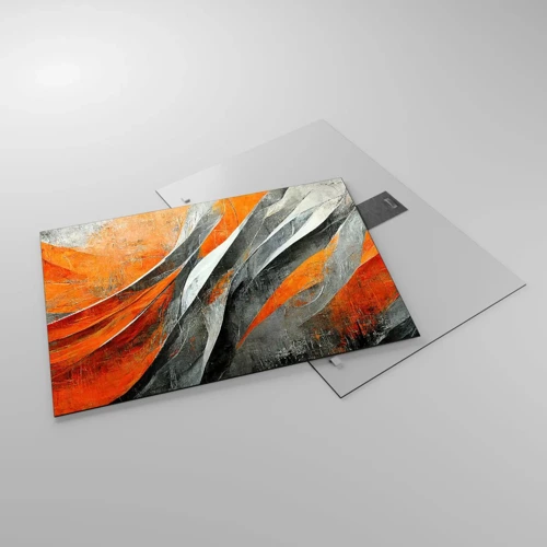 Obraz na skle - Žár a chlad - 70x50 cm