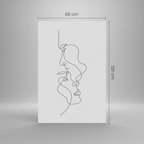 Obraz na skle - Žár vášnivých tužeb - 80x120 cm