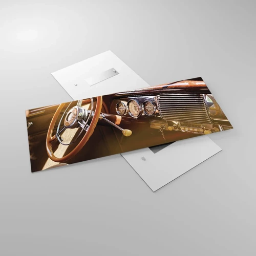 Obraz na skle - Závan luxusu z minulosti - 120x50 cm