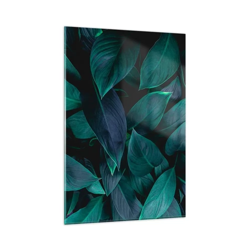 Obraz na skle - Zeleň sama o sobě - 80x120 cm