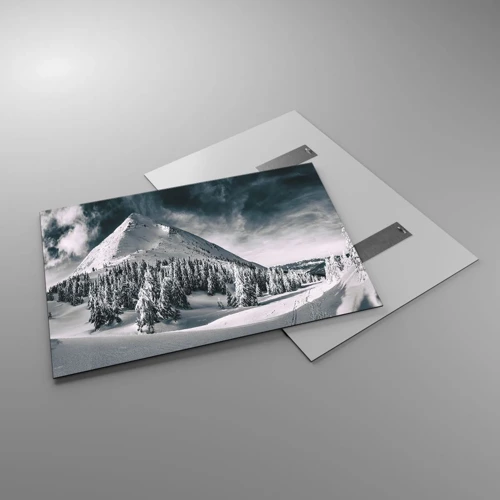 Obraz na skle - Země sněhu a ledu - 100x70 cm