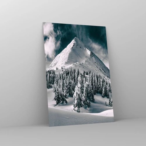 Obraz na skle - Země sněhu a ledu - 70x100 cm