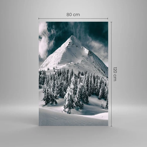 Obraz na skle - Země sněhu a ledu - 80x120 cm